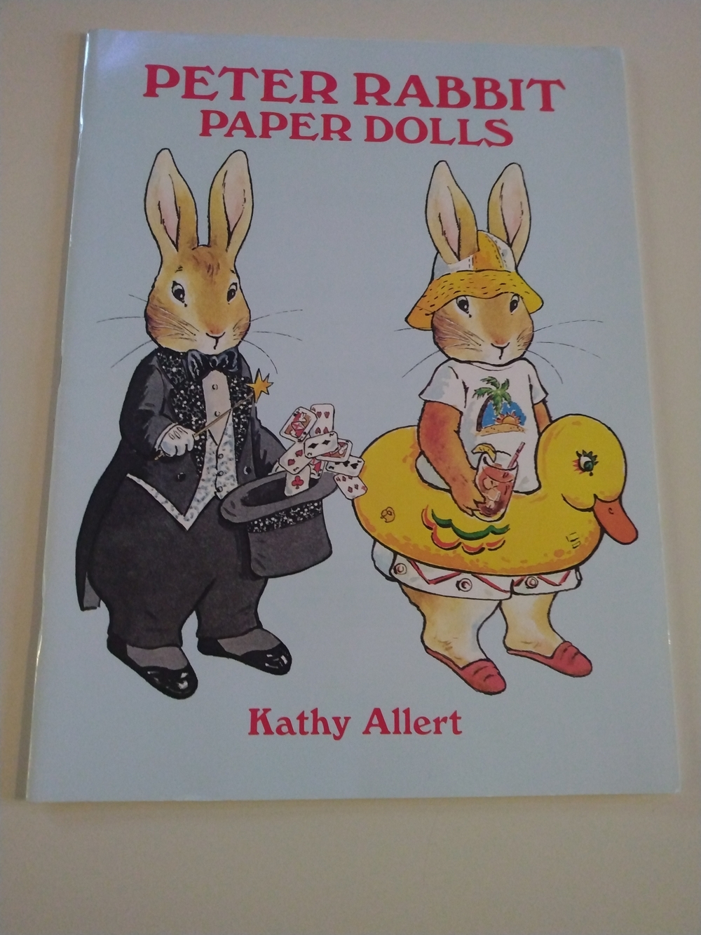 Peter Rabbit Paper Dolls - White Cover with Yellow Accents